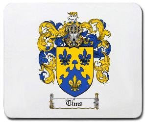 Tims coat of arms mouse pad