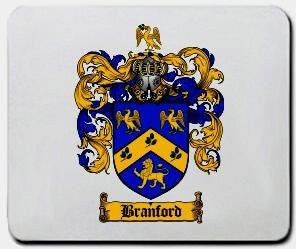 Branford coat of arms mouse pad