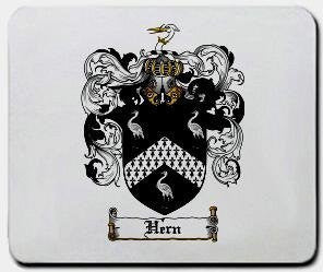 Hern coat of arms mouse pad