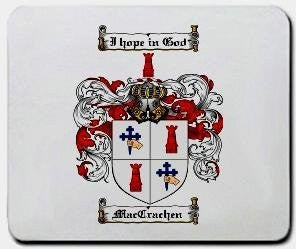 Maccrachen coat of arms mouse pad