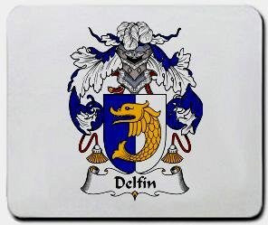 Delfin coat of arms mouse pad