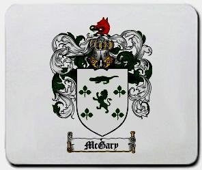 Mcgary coat of arms mouse pad