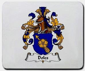 Doles coat of arms mouse pad