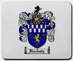 Hardesty coat of arms mouse pad