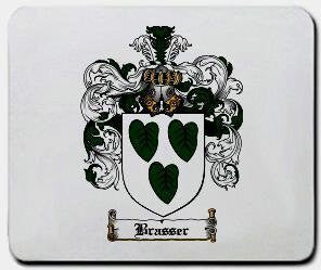 Brasser coat of arms mouse pad