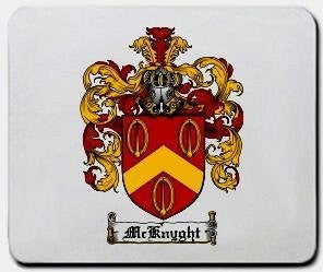 Mcknyght coat of arms mouse pad