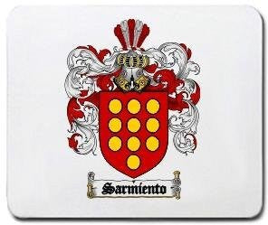 Sarmiento coat of arms mouse pad