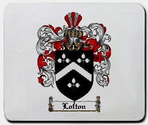 Lofton coat of arms mouse pad
