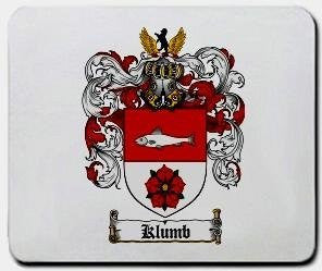 Klumb coat of arms mouse pad