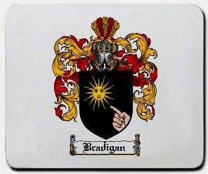 Bradigan coat of arms mouse pad