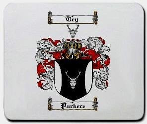 Parkere coat of arms mouse pad