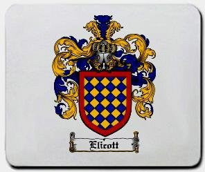 Elicott coat of arms mouse pad