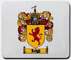 Leigh coat of arms mouse pad