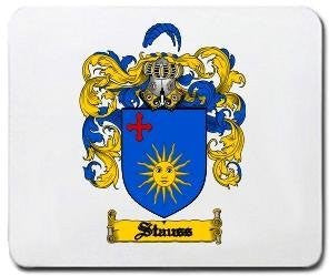 Stauss coat of arms mouse pad