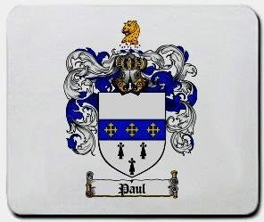 Paul coat of arms mouse pad