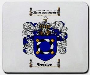 Gocelyn coat of arms mouse pad