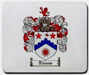 Ewans coat of arms mouse pad