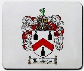 Jennynges coat of arms mouse pad