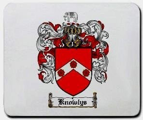 Knowlys coat of arms mouse pad