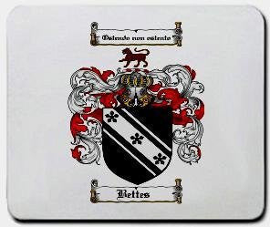 Bettes coat of arms mouse pad