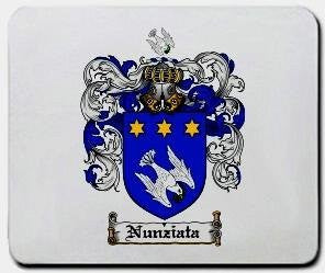 Nunziata coat of arms mouse pad