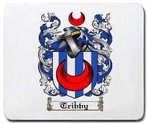 Tribby coat of arms mouse pad