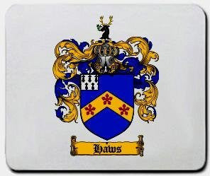 Haws coat of arms mouse pad