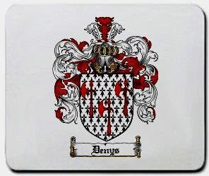 Denys coat of arms mouse pad