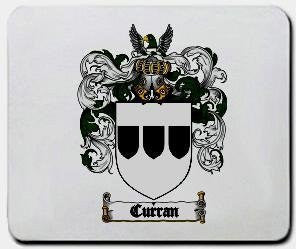 Curran coat of arms mouse pad