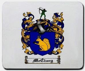 Mcclurg coat of arms mouse pad