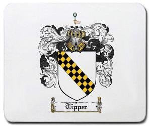 Tipper coat of arms mouse pad