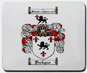 Perkynn coat of arms mouse pad