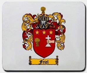 Friel coat of arms mouse pad