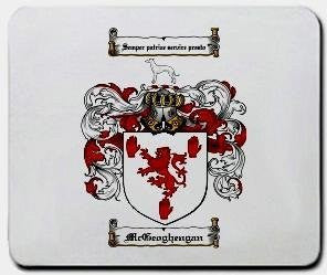 Mcgeoghengan coat of arms mouse pad