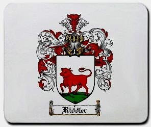 Riddler coat of arms mouse pad