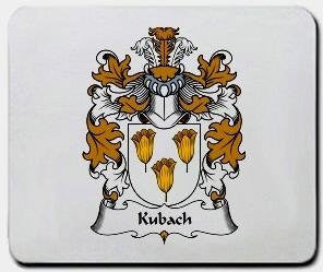 Kubach coat of arms mouse pad