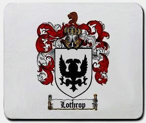 Lothrop coat of arms mouse pad