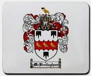 Mcbrollaghan coat of arms mouse pad