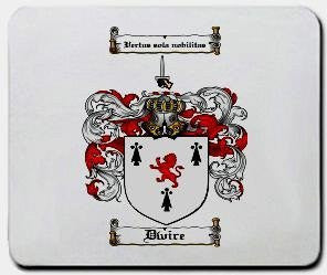 Dwire coat of arms mouse pad
