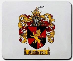 Matheson coat of arms mouse pad