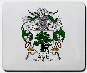 Alaiz coat of arms mouse pad