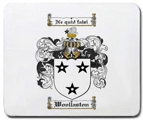 Woollaston coat of arms mouse pad