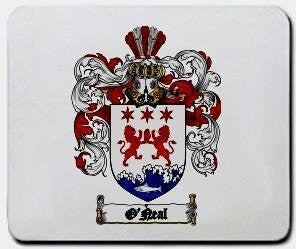 O'neal coat of arms mouse pad