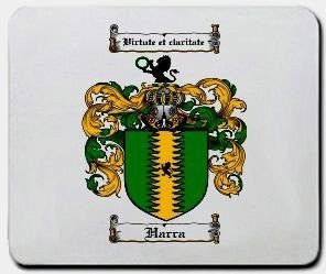 Harra coat of arms mouse pad