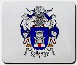 Collantes coat of arms mouse pad