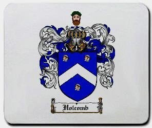Holcomb coat of arms mouse pad