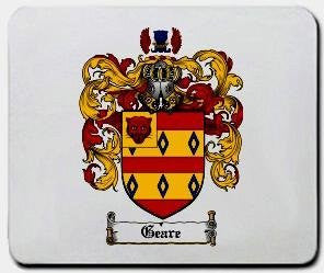 Geare coat of arms mouse pad