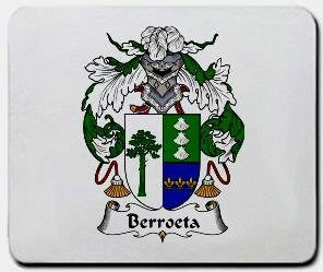 Berroeta coat of arms mouse pad