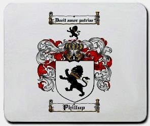 Phillup coat of arms mouse pad
