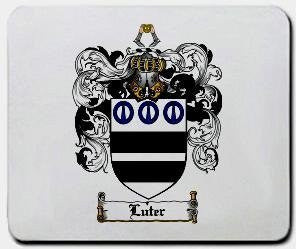 Luter coat of arms mouse pad